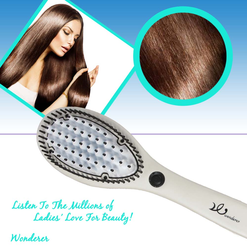 Hot Hair Straightening Brush