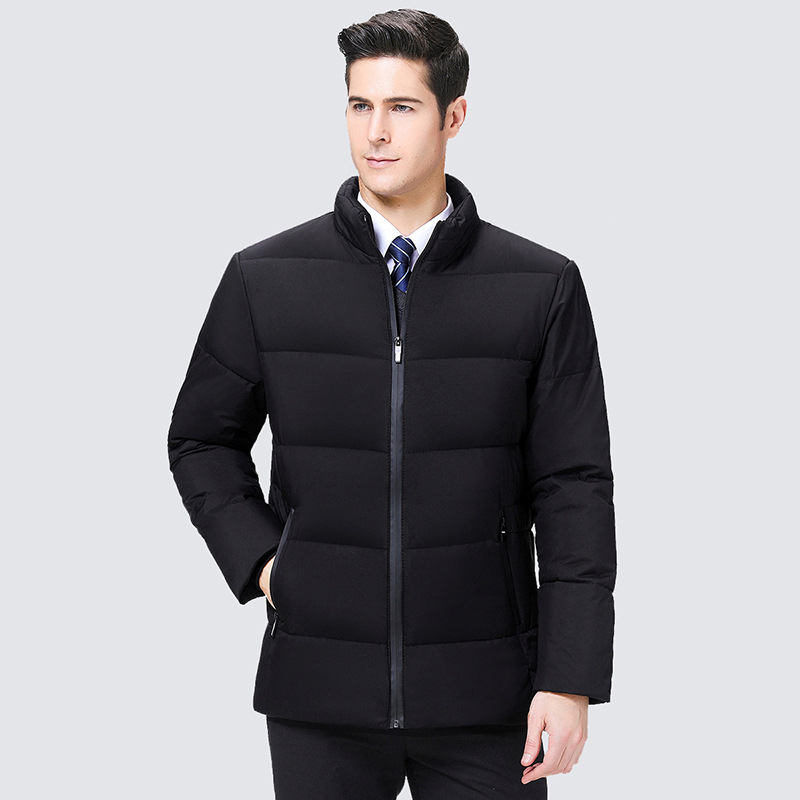 Big Size White Duck Down Men's Spring Jacket Ultralight Down Jacket Casual Outerwear Autumn Warm Stand Collar Brand Coat Clothes
