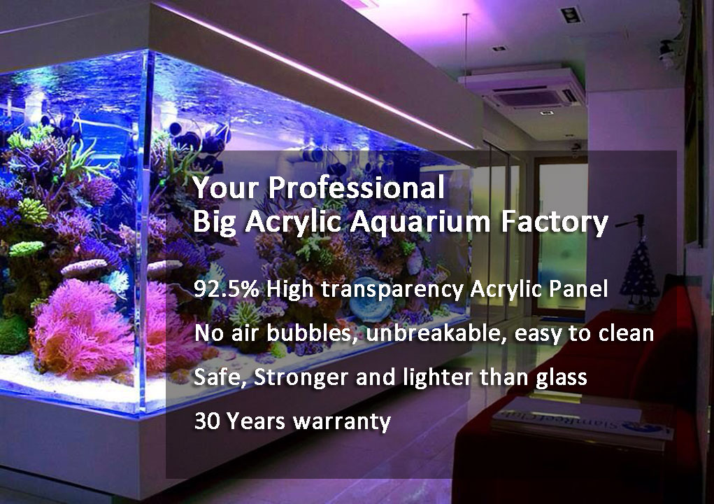 Acrylic aquarium tank 