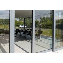 Shop aluminum glass swing door