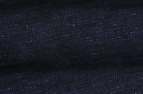 Popular Black Color Slub Denim Fabric Low Price