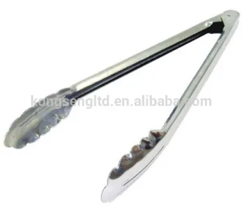 Kitchen Tongs Stainless Steel Manual Spring Tongs