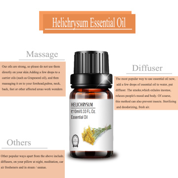 Grau terapêutica Helichrysum Essential Oil por atacado em massa