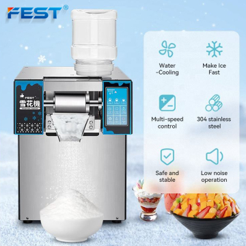 Korean Milk Snow Ice Cream Shaver Machine - 180kg Daily Capacity