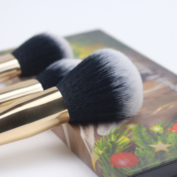 Wholesale Custom Logo Wooden Hair Brush Set with Black Handles