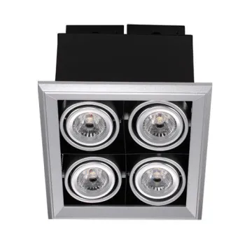 3200lm High Cri 40w Led Square Gimbal Downlight For Shop Windows Lighting