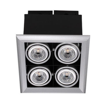 24°/40°/60° Beam Angle Aluminum Alloy Square Gimbal Downlight For Lobbies Led Lighting