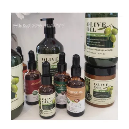 Luxury Scalp Care Essential Oils Box Packaging - 200ml