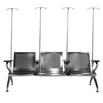 Metal Public Chairs - 3 Seats, Cheap Prices for Airport and Hospital Seating