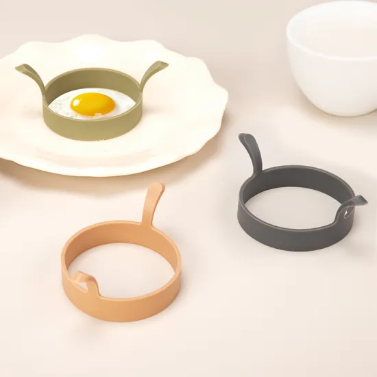 Nonstick Silicone Fried Egg and Pancake Mold Set: Create Perfect Omelette Rings, Pancakes, and Breakfast Sandwiches