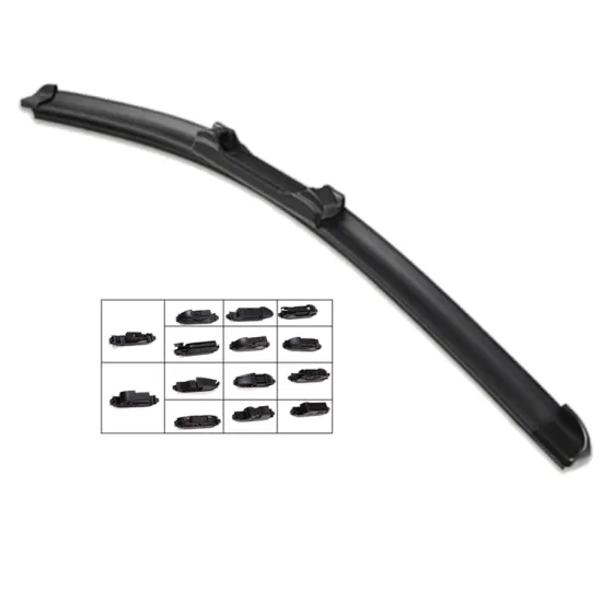 Soft Boneless Wiper with 14 Accessories for Most Car Models