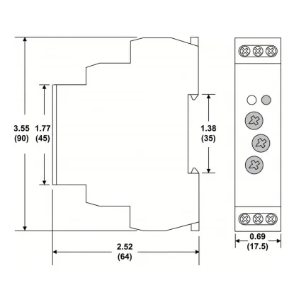 TE-8816U Relay Time Delay Multi-Function 12-240VAC/DC 15A SPDT
