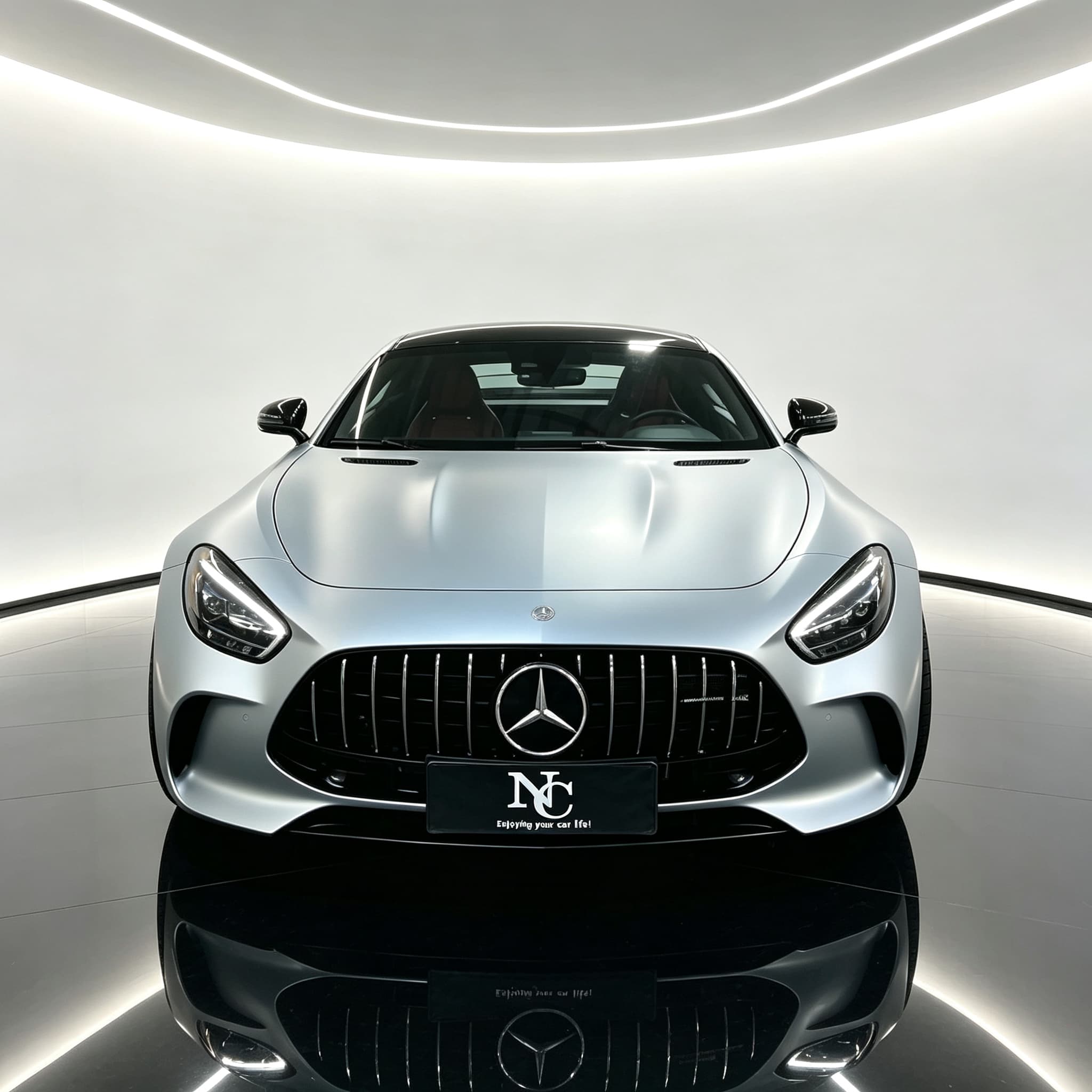 Self-Healing Tech-Silver Blue Car Wrapping