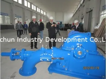 High Efficiency Horizontal Turgo Type Hydro Turbine, Turgo Turbine For Hydro Power Station