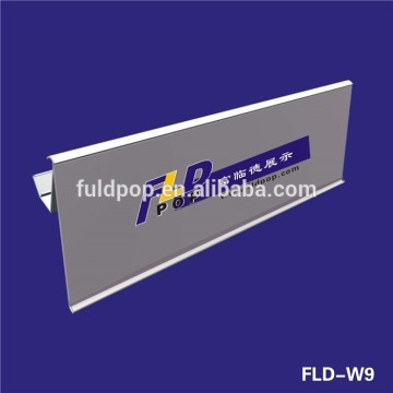 Good supplier supermarket portable transparent PVC price holder