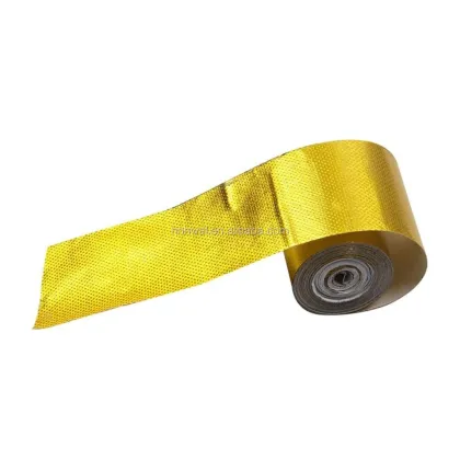 Newest Price Wholesale Custom Golden Aluminium Foil Tape Gold Color Aluminum Masking Tape