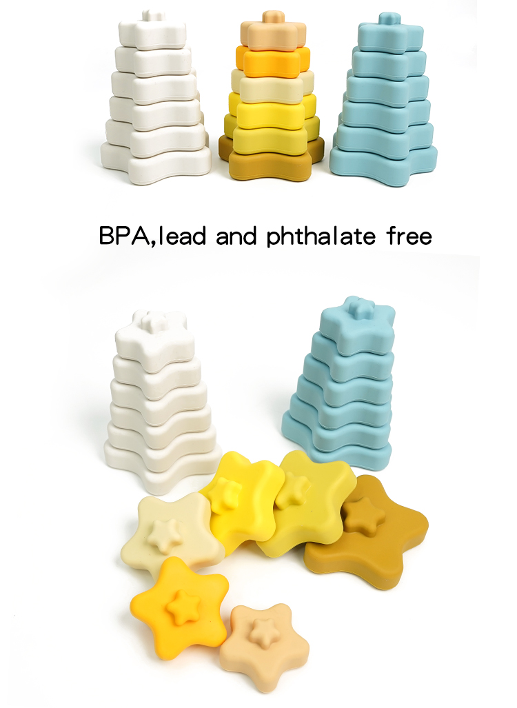 silicone stacking toy MFZ-G018