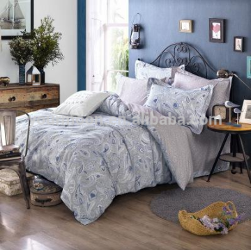 Hot sale 135gsm brushed microfiber printed bedding set/duvet cover set for home