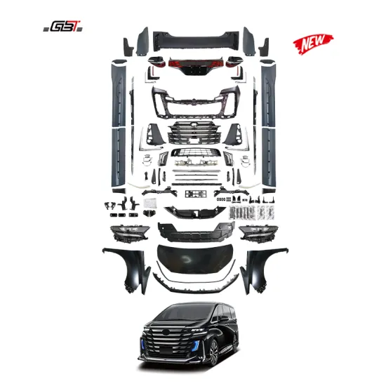 GBT 2024 Vellfire ANH30 35 to 40 Model Conversion Kit - Bumper, Headlight, Taillight Parts for 2015-2022 Toyota Vellfire 30 Series