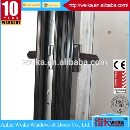 double glazed new folding door/plastic folding door