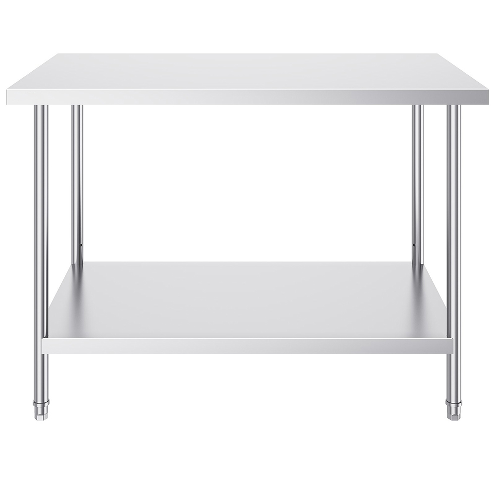 stainless steel table with shelf unit (4)