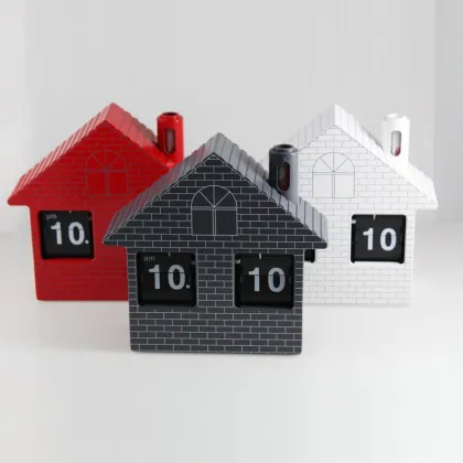 house clock desktop clock for home decor flip clock