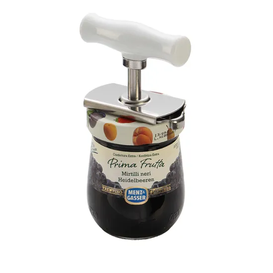 Adjustable steel manual can opener with PP handle