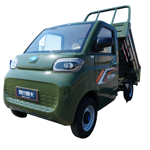 Militar na berdeng low-end na Electric Mini Truck Dumper