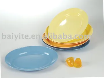 color plastic plant fashion plant Separating dish,Kids dish