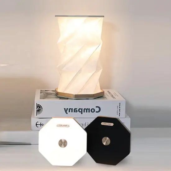 Portable Rotating Book Lamp: Smart Touch Nightlight for Desk