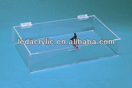 Acrylic Locking Top-opening Tray Cases, High Quality Acrylic Locking ...