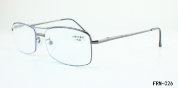 Classic Brand Design Metal Eyewear Men Reading Glasses