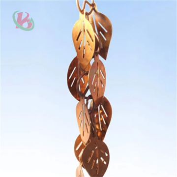 Modern Rain Chains: Enhancing Garden Aesthetics with Large Cup Designs for Gutters