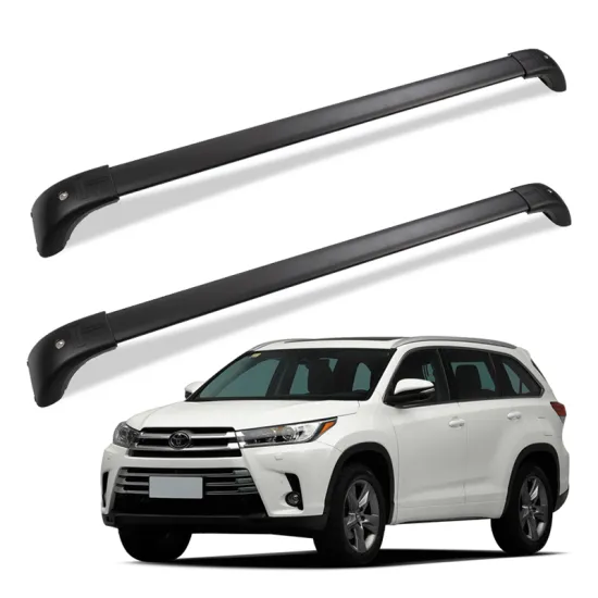 High Quality Locking Screws Roof Rails Crossbar for Toyota Highlander 2014-2019