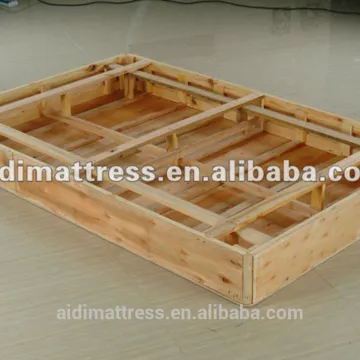 High Quality Home Furniture, Wood Bed Base, Hotel Furniture Bed Frame Foundation