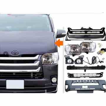 2010-2016 Toyota Hiace Body Kit para accesorios 4x4