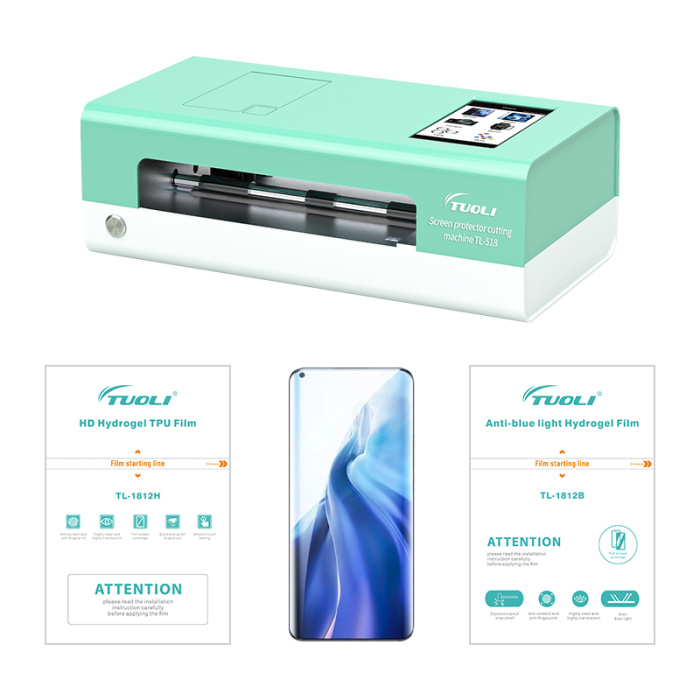 Mesin pemotong film pelindung layar ponsel universal