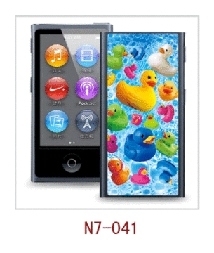 Anatre immagine 3d Case per Ipod Nano, pc cassa rivestita in gomma, più colori disponibili