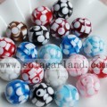 20MM Jelly Style Spacer Resin Round Beads