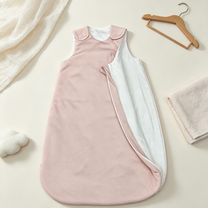 Мешок для сна для младенцев со стеганой строчкой и диагональной молнией