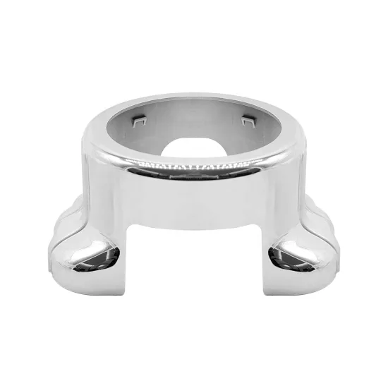 TAOCHIS 3.0 Inches Round Chrome Headlight Projector Lens with No Angel Eyes Holes