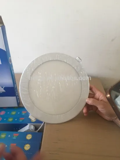 Round Square Panel Light Flush Mounted LED Ultrathin 12W Ceiling Light