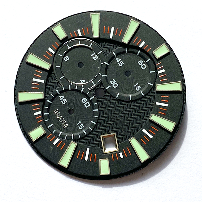 Geprägte Chronograph Watch Dial for Man's Watch