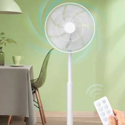 14 Inch Plastic Silent Standing Floor Electric Fan