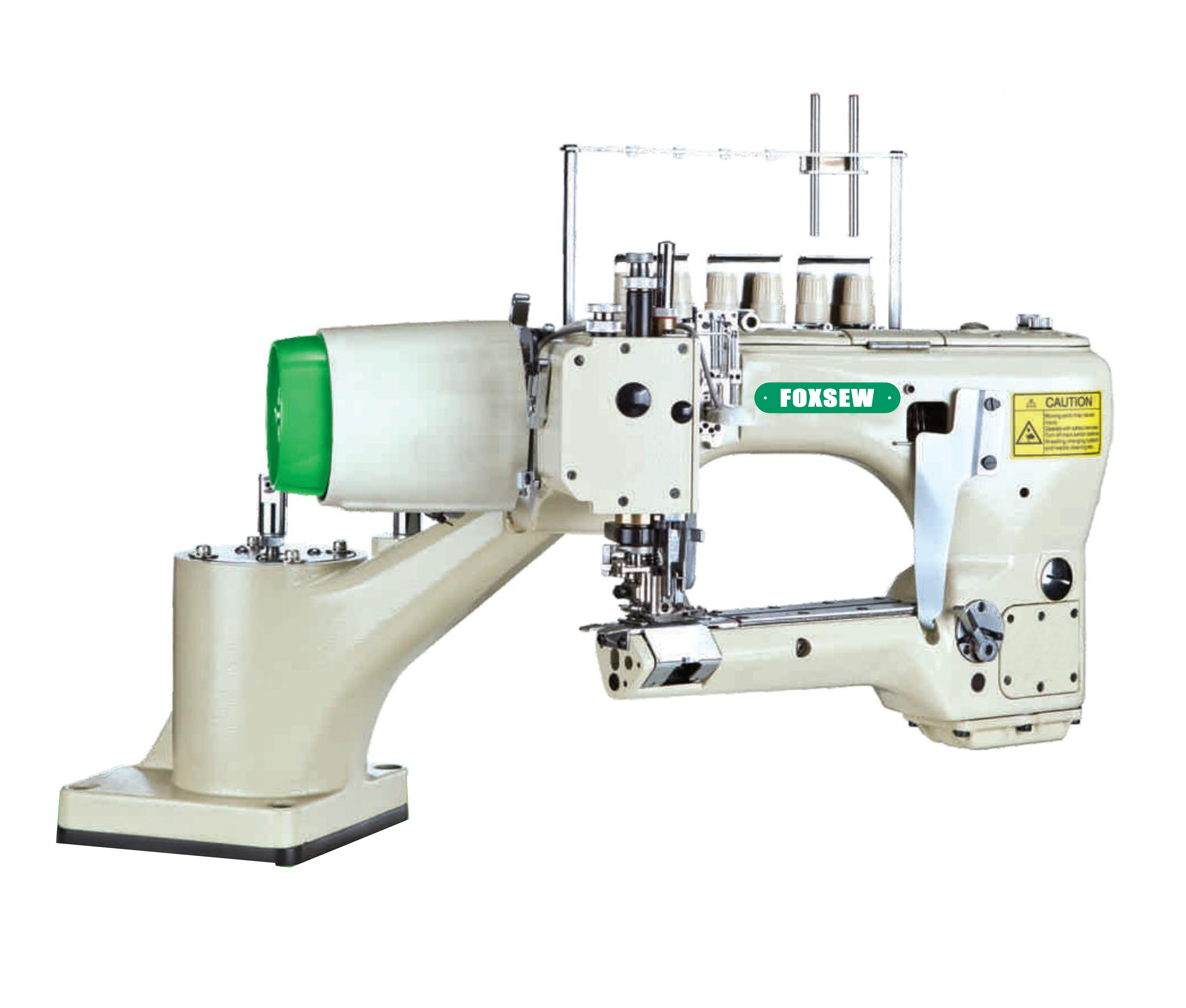 VF2560 :: 4 Needle 6 Thread Flat Bed Interlock Stitch Machine with