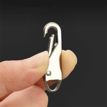 Wholesale Hot Sale LFEDC Small Carabiner in Silver, Gold, and Black for Zippers