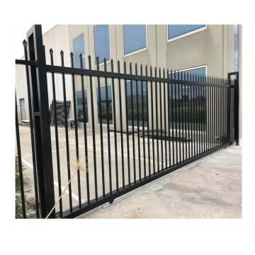 Großhandel moderne billige Swing Metal Iron Slide Auffahrtstore Design