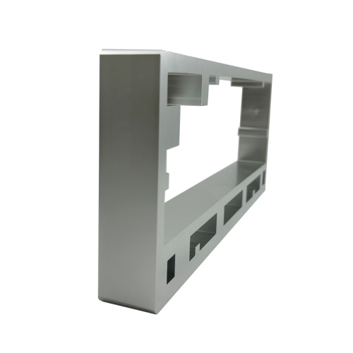 Caixa de teclado de usinagem CNC de placa de alumínio de anodização personalizada