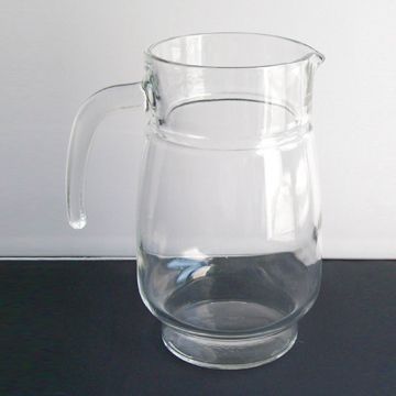 Transparent Glass Decanter with 1,500ml Capacity, 200mm Height and 105mm Top Diameter