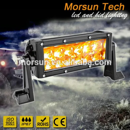 New amber led light bar fog light 36watt dual color can be made